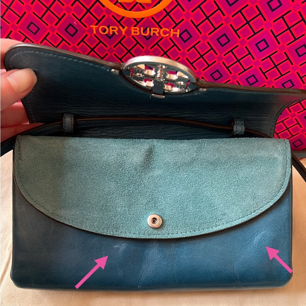 Tory Burch Miller Glazed Wallet Crossbody - Picture 5 of 15